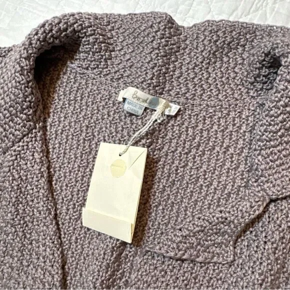 Boden Size 12 Cardigan Sweater Purple Lilac Chunky Knit Cottagecore New! - Picture 8 of 10